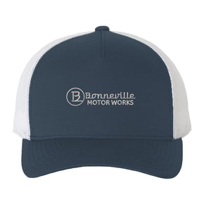 Embroidered Bonneville Logo Retro Trucker Cap