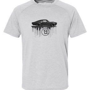 Grey-tone Retro Drip Tee