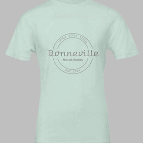 Grey Bonneville Seal Logo Tee