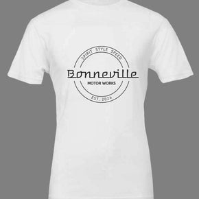 Black Bonneville Seal Logo Tee