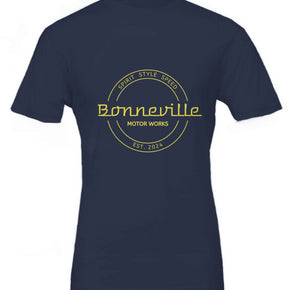 Yellow Bonneville Seal Logo Tee