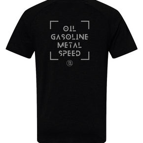 Oil Gasoline Metal Speed Tee