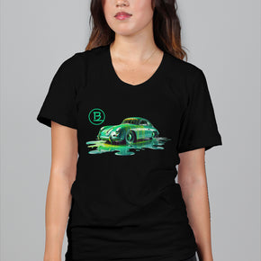 Green Retro Drip Porsche (w)